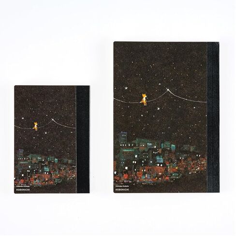 ほぼ日 إكسسوارات Hobonichi Techo - هيروكو كوبوتا: دفتر الرسم البياني (A5) - ليلة أخرى من بريق النجوم المتساقطة in Saudi Arabia
