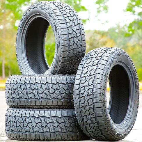 Set of 4 (FOUR) Landspider Rovertraxx X/T Truck/SUV All-Terrain Mud Off-Road Radial Tires-275/55R20 275/55/20 275/55-20 117V Load Range XL 4-Ply BSW Black Side Wall UTQG 600AA in Saudi Arabia