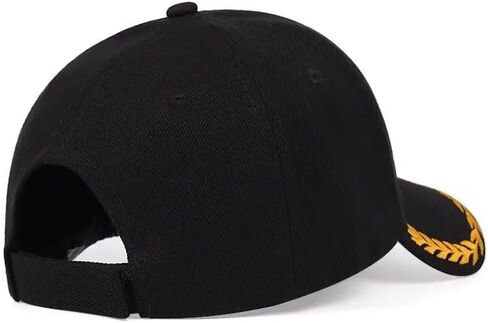 قبعة بيسبول لقوات مشاة البحرية الأمريكية مع دبابيس ملصقات لقوات مشاة البحرية، هدايا للعضو العسكري الأمريكي، طقم قبعة باللون الأسود in Kuwait