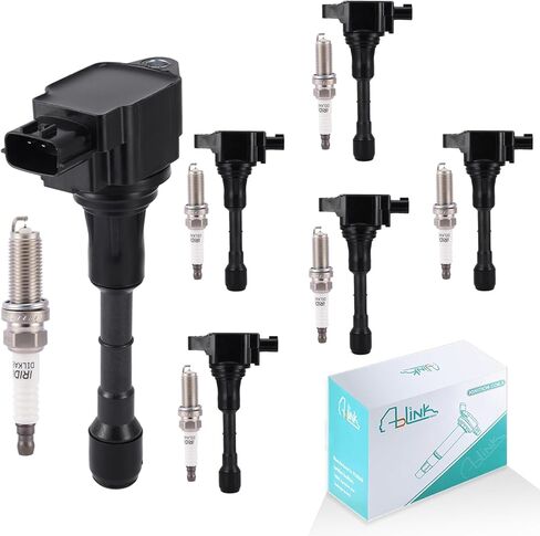 6 قطعة UF349 ملف الإشعال حزمة لإنفينيتي I35 QX4 (3.5L 4.0L) لنيسان NV1500 NV3500 2012-2019 ، NV2500 2012-2020 ، سوزوكي خط الاستواء 2009-2012 3.5L 4.0L V6 C1406 50075 5C140 3 in Saudi Arabia
