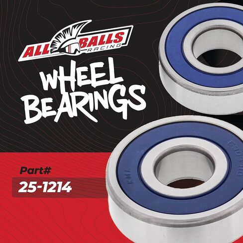 All Balls Racing Wheel Bearing Kit 25-1214 Compatible with/Replacement for Honda XL200R 1983-1984, XL500S 1979-1981, XR200R 1981-2002, XR250 1979-1980, XR250R 1981-1985 in Saudi Arabia