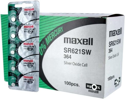 Maxell 364 Sr621Sw 1.55V Sheng Maxell Mike Seelbach Watch Battery Coin Button Batteries(20pcs) in Saudi Arabia