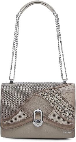 Cuadra Leather Crossbody Handbag Brown in Saudi Arabia