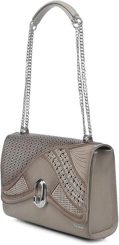 Cuadra Leather Crossbody Handbag Brown in Saudi Arabia