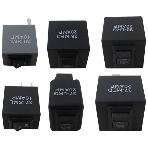 New Relay Bypass Switch & Diagnostic Tester - 9038 Tester Kit, Scan Tool, Fuel Pump Relay Bypass Master, Replaces 9036/9037, Compatible for Domestic G*M, for BMW, for Audi, for Chrysler (6-Pack) in Kuwait