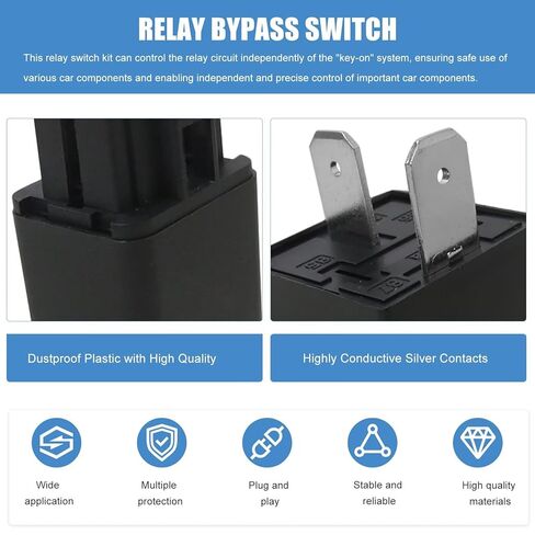 New Relay Bypass Switch & Diagnostic Tester - 9038 Tester Kit, Scan Tool, Fuel Pump Relay Bypass Master, Replaces 9036/9037, Compatible for Domestic G*M, for BMW, for Audi, for Chrysler (6-Pack) in Kuwait