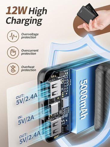 وشاح تسخين Eventek للرجال/النساء مع بطارية 5000 مللي أمبير في الساعة، 3 إعدادات لدرجة الحرارة سخان يعمل بالبطارية لفصل الشتاء in Kuwait