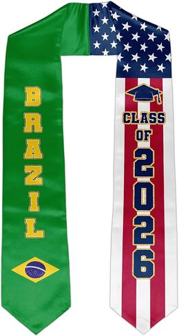 Graduation Stole 2026 Unisex Graduation Sash Class of 2026 Graduate Honor Stoles Gift 72" Long in Saudi Arabia