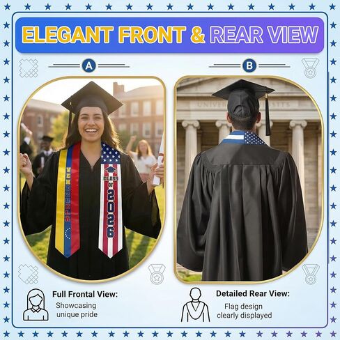 Graduation Stole 2026 Unisex Graduation Sash Class of 2026 Graduate Honor Stoles Gift 72" Long in Saudi Arabia