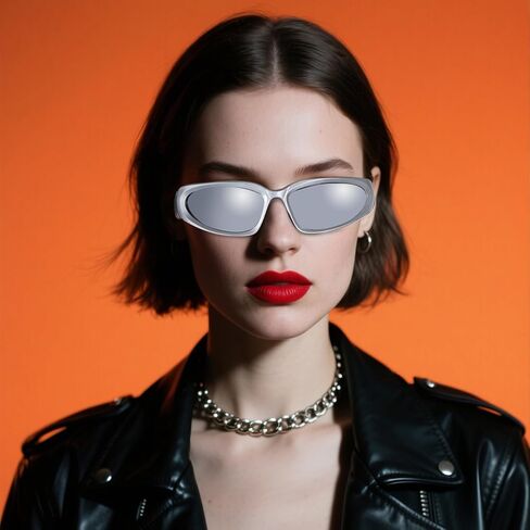 Nydotd 3 Pairs Y2K Sunglasses for Women Men Fashion Sport Shades Sun Glasses Trendy Wrap Around Sunglasses in Kuwait