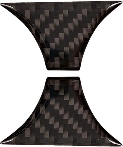 Bilisin Carbon Fiber Sticker Compatible with Central Control Water Cup Holder Panel Trim Interior Accessories for Subaru Outback 2021 2022 2023(2Pcs Black) in Kuwait