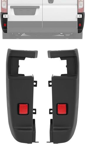KUAFU Rear Bumper Corner Cover Compatible with 2014-2025 Ram ProMaster 1500 2500 3500, 2024 Ram ProMaster EV Driver & Passenger Side End Cap Replacement For CH1116109, CH1116104, CH1117109, CH1117104 in Saudi Arabia