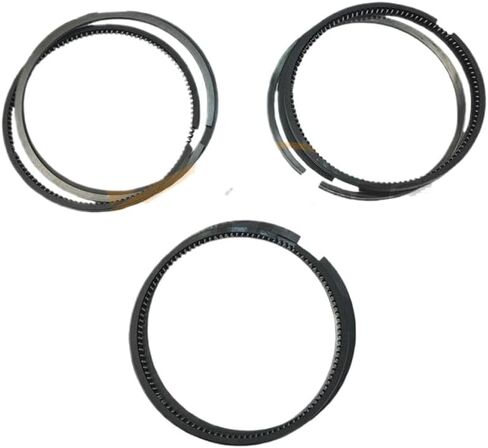 Piston Ring Set 3 Pack STD 76MM Compatible With D1005 in Kuwait