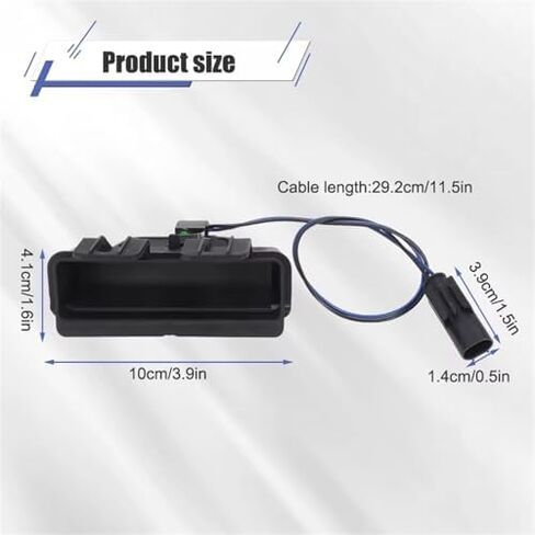 Tailgate Opener Button for Smart for Two Pure Passion 1.0L L3 Car Boot Lid Tailgate Release Handle Trunk Tailgate Handle Switch A4517470187 in Saudi Arabia