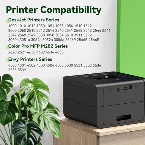 خراطيش حبر 61XL بديلة لـ 61 خرطوشة حبر سوداء XL لطابعة Envy 5530 4500 4502 5535 Deskjet 2540 2541 3050 3510 OfficeJet 4630 4632 (أسود، عبوتان) in Kuwait