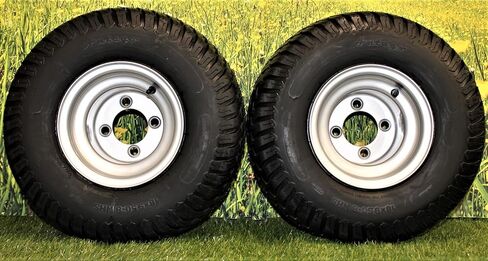 18x9.50-8 Tire and Wheel Assemblies Compatible with Hustler, Husqvarna, and Golf Carts (Set of 2) in Kuwait