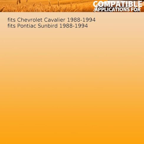 1 x Dual Radiator and Condenser Fan Assembly fits Chevrolet Cavalier 1988 1989 1990 1991 1992 1993 1994 fits Pontiac Sunbird 1988 1989 1990 1991 1992 1993 1994 in Kuwait