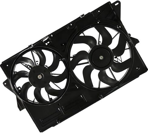 1 Pcs Dual Radiator and Condenser Fan Assembly fits Ford Taurus 2013 2014 2015 2016 fits Lincoln MKS 2013 2014 2015 2016 Replacement DG1Z8C607C in Saudi Arabia