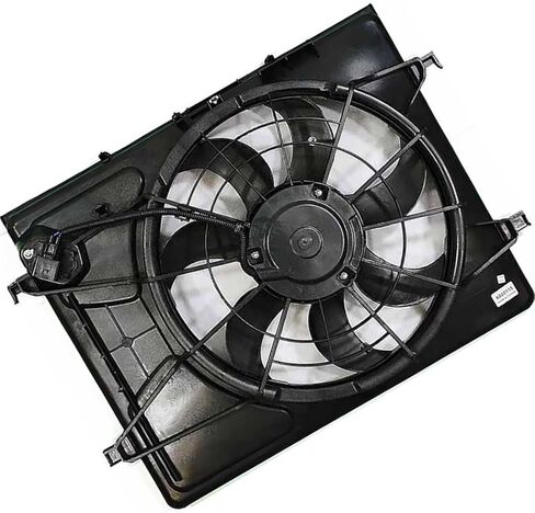1 x Dual Radiator and Condenser Fan Assembly fits Hyundai Elantra 2007 2008 2009 2010 Replacement 253502H100, 252312H100, 253802H150 in Saudi Arabia