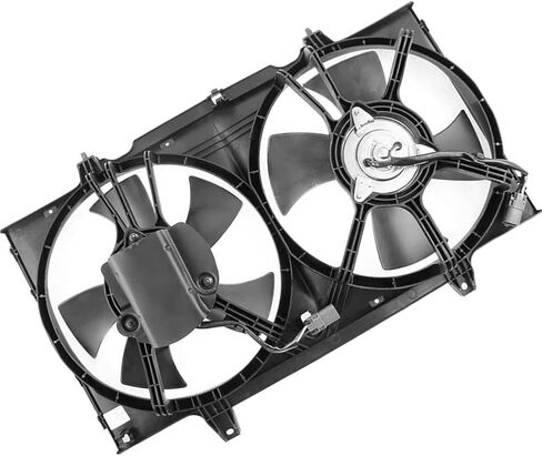 1 x Dual Radiator and Condenser Fan Assembly fits Nissan Altima 1993 1994 1995 1996 1997 in Kuwait