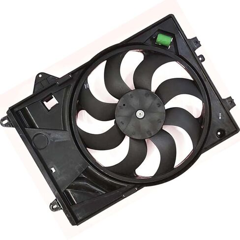 1 Pcs Dual Radiator and Condenser Fan Assembly fits Chevrolet Sonic 2012 2013 2014 2015 2016 2017 2018 Replacement 95080111, 95352379, 95942900 in Saudi Arabia