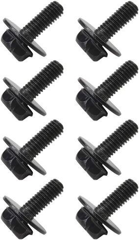 2025 New 8 PCS Car Top Front Skid Plate Bolts, 12mm Hex Head Skid Plate Bolt, for 4Runner FJ Cruiser Land Cruiser Sequoia Tacoma, Car Accessories in Saudi Arabia
