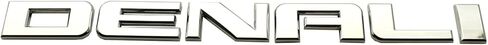 1pc Denali Nameplate Emblems Badge Replacement for Gm 07-16 Yukon Sierra Terrain (Chrome) in Saudi Arabia