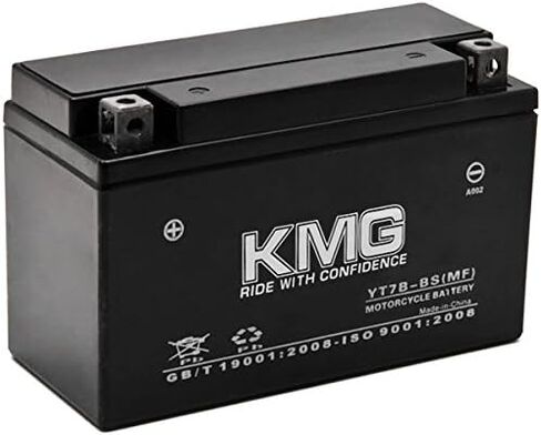 KMG YT7B-BS Sealed Maintenance Free Battery High Performance 12V SMF OEM Replacement Powersport Motorcycle ATV Scooter in Saudi Arabia