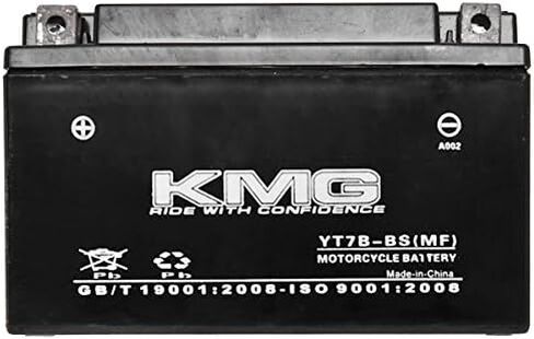 KMG YT7B-BS Sealed Maintenance Free Battery High Performance 12V SMF OEM Replacement Powersport Motorcycle ATV Scooter in Saudi Arabia