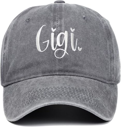 Gigi Embroidered Baseball Cap Men Women's Adjustable Cowboy Hats Unisex for Women in Saudi Arabia