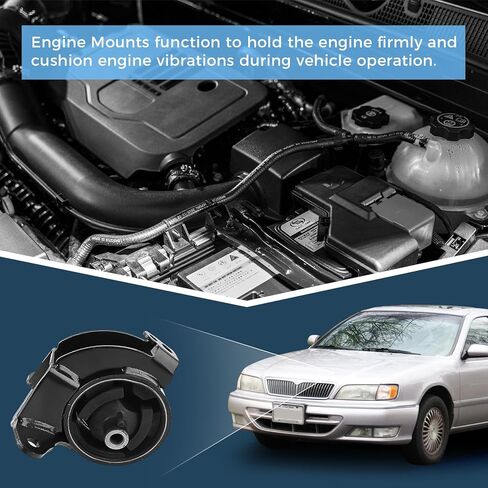 RP Remarkable Power, Front Right Engine Motor Mount Compatible with 1995-2001 Maxima 3.0L 2002-2003 Maxima 3.5L 1996-1999 I30 3.0L in Saudi Arabia
