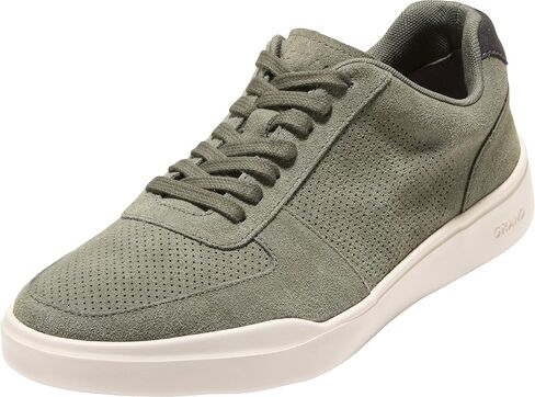 Cole Haan Men's Grand Crosscourt Modern PERF Sneaker, Ivory/Silver Birch, 10.5 in Saudi Arabia