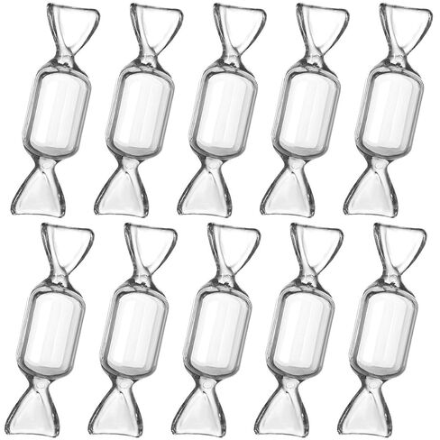 FZBNSRKO 50 Pcs Clear Candy Shaped Jewelry Box,Mini Jewelry Organizer Boxes Lovely Plastic Candy Container DIY Jewelry Accessories for Wedding Party Travel Valentine's Day(transparent) in Saudi Arabia