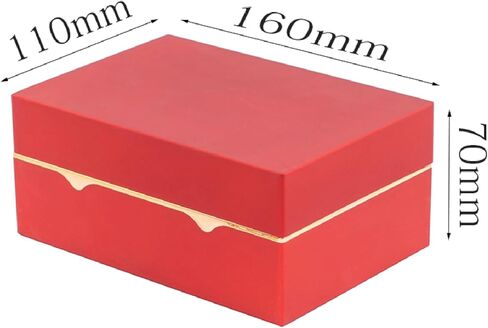 HSLFUAI LED Jewelry Box – Storage Box for Bracelets, Rings & Necklaces – Jewelry Box with Light and Velvet Lining – Elegant Gift Box for Weddings, Birthdays, Valentine's Day, Christmas (Black) in Kuwait