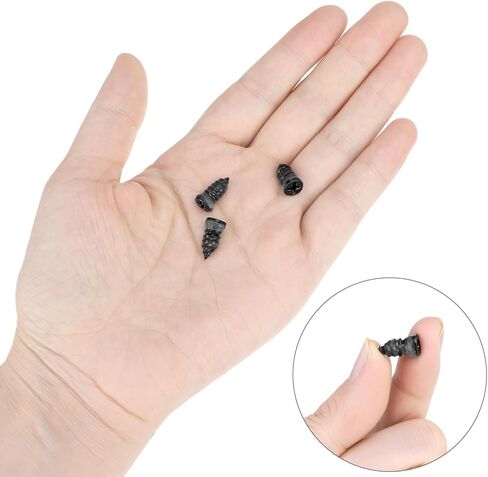 QWORK 70PCS Tire Repair Rubber Nails, Vacuum Tire Repair Rubber Nails with Screwdriver, Flat Tire Repair Kit, for Car, Motorcycle (35S+35L) in Saudi Arabia