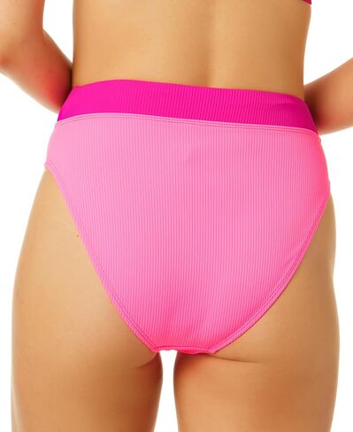 Womens Ribbed Nylon Swim Bottom Separates Pink L in Kuwait