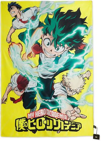 نسيج Micotaku My Hero Academia نسيج جداري مقاس 40 × 60 بوصة لغرفة المعيشة وغرفة النوم، أصفر in Saudi Arabia