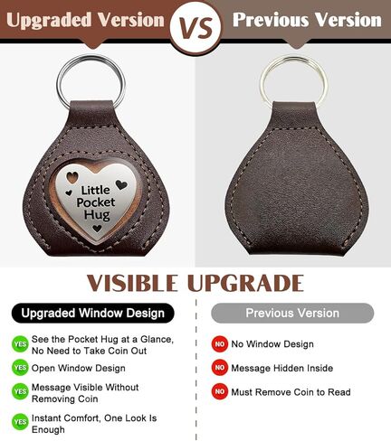 سلسلة مفاتيح عناق الجيب، هدية تشجيع عناق الجيب الصغير، تذكار للتذكير بالحب والدعم، الحقائب وحقائب الظهر in Kuwait