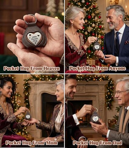 سلسلة مفاتيح عناق الجيب، هدية تشجيع عناق الجيب الصغير، تذكار للتذكير بالحب والدعم، الحقائب وحقائب الظهر in Kuwait