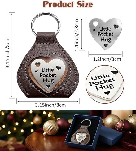 سلسلة مفاتيح عناق الجيب، هدية تشجيع عناق الجيب الصغير، تذكار للتذكير بالحب والدعم، الحقائب وحقائب الظهر in Kuwait