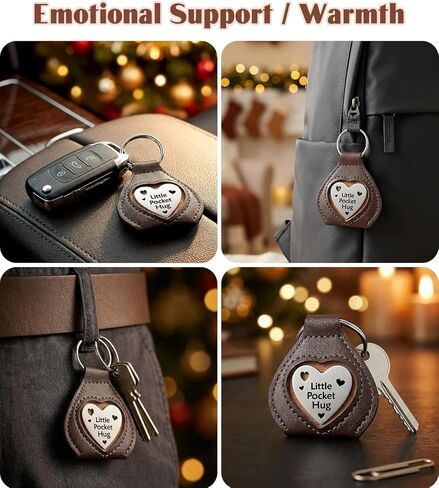 سلسلة مفاتيح عناق الجيب، هدية تشجيع عناق الجيب الصغير، تذكار للتذكير بالحب والدعم، الحقائب وحقائب الظهر in Kuwait