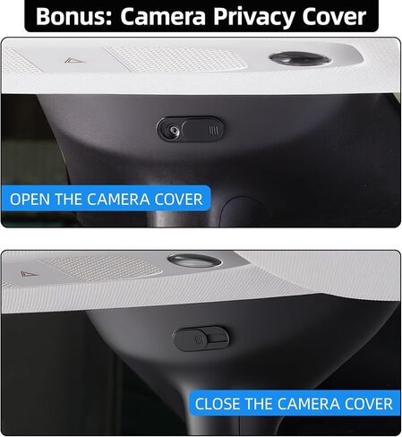 WinDu 5PCS Model 3 Model Y Center Console Organizer Tray Compatible for Tesla 2021-2024 Model Y and 2021-2023 Model 3 Accessories Armrest Hidden Box Storage Tray Cup Holder Camera Cover in Saudi Arabia