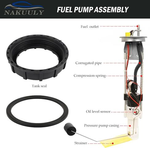 Nakuuly 2204306 Fuel Pump Assembly Module Compatible with Polaris Ranger 500 2009-2013, Ranger 700 2008-2009, Ranger 800 2010 Replaces # 47-1009 2520817 in Saudi Arabia