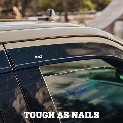 بطانات هاسكي منخفضة المستوى واقيات المطر | يناسب 2021-2026 تويوتا سيينا | أمامي وخلفي، 4 قطع، دخاني مع حواف كروم - 2884079 in Kuwait