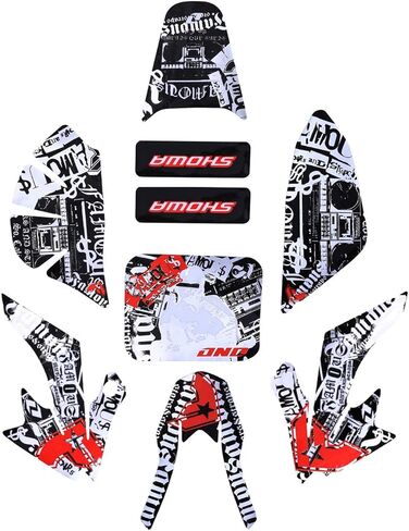 Complete Sticker Decal Graphics Fairing Kit for CRF50 Pit PRO Dirt Bike (Style 2) in Saudi Arabia