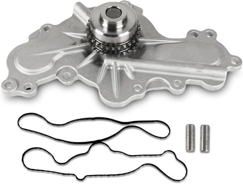 AW6348 Water Pump with Double Row Sprocket Fits for 2012-2019 Explorer Flex, Fits for Edge Taurus MKS MKT MKX MKZ 3.5L 3.7L Professional Water Pump Kit Replace OE AT4E-8501-DA AT4Z-8501-B in Saudi Arabia