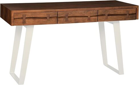 Hekman Furniture Table Desk Top Assembly - Wooden Writing Desk Top with Drawers Table Surface for DIY Workstation Study & Storage Furniture for Executive Workspace or Office Projects in Kuwait