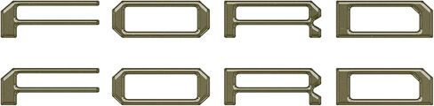 Tremor/Raptor Running Board Emblem Inserts - Compatible with 2025-2026 Ford F-150 in Kuwait