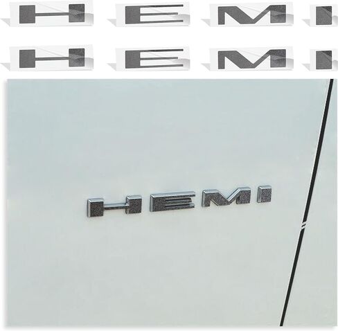 Reflective Concepts HEMI Fender Emblem Overlay Decal Stickers for 2020-2026 Durango R/T - (Color: Gloss Red) in Saudi Arabia