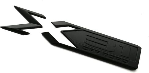 SSDD 2 قطعة X31 شعارات الطرق الوعرة ثلاثية الأبعاد لاستبدال شارة الهيكل الخلفي لـ 2019-2022 جي إم سي سييرا 1500 أصلية GM 84682662 (أسود) CH-X 31-2 in Kuwait